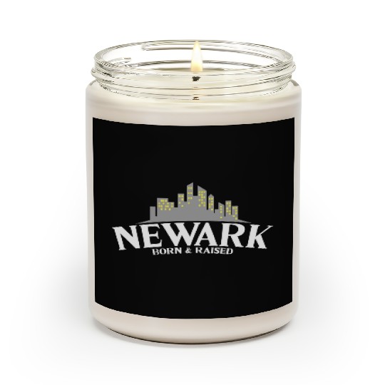 Born & Raised Usa New Jersey Newark Scented Candles
