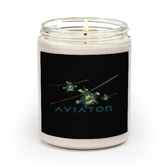 Aviator Black Helicopters Squadron Scented Candles