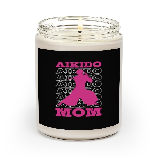 Aikido Mom Japan Taekwondo Karate Martial Arts Scented Candles