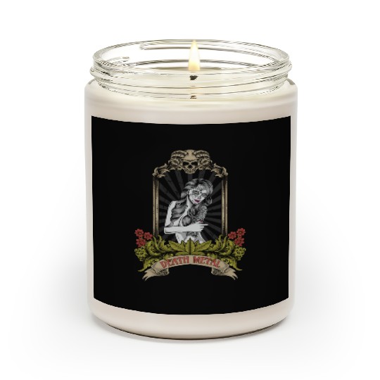 Goth Satan Rock Festivals Black Heavy Death Metal Scented Candles