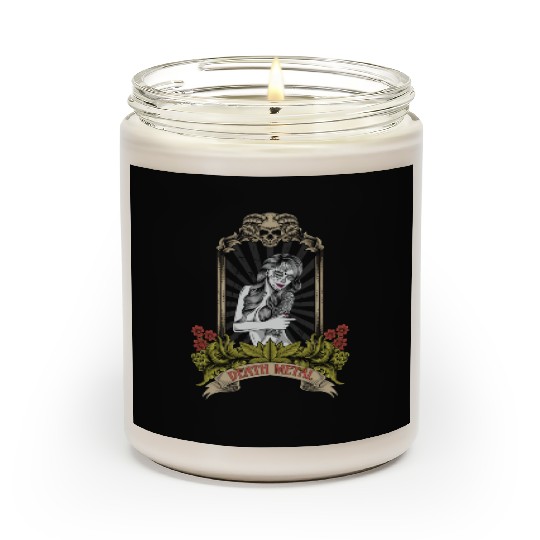 Goth Satan Rock Festivals Black Heavy Death Metal Scented Candles