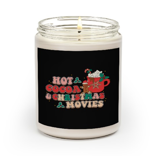 hot cocoa christmas movies Scented Candles