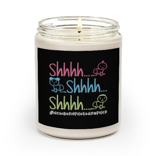 Shhhh… Shhhh… Shhhh… - Newborn Photographer Scented Candles
