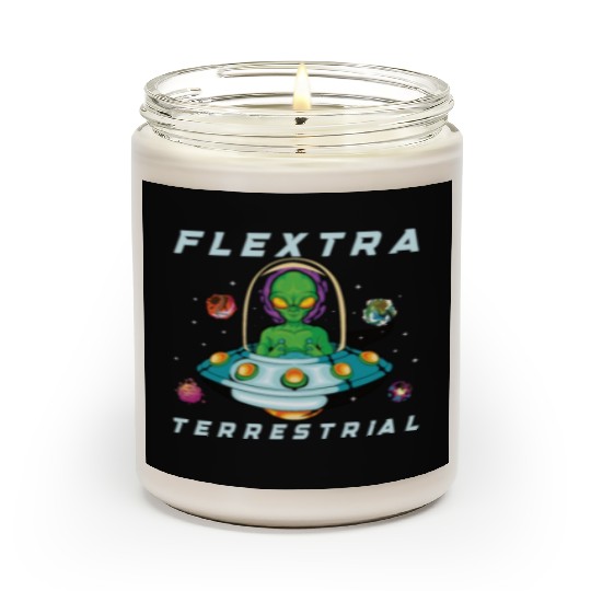 Alien Extraterrestrial Area 51 UFO Space Geek Gift Scented Candles