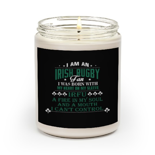 I Am An Irish Rugby Scented Candles