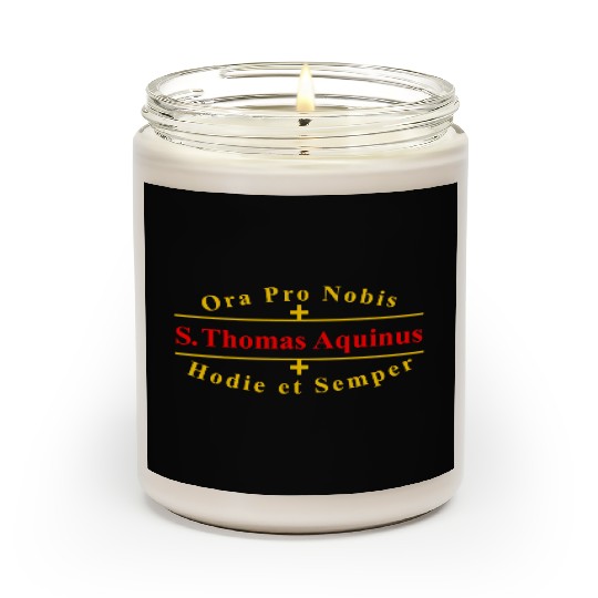 Saint Thomas Aquinas Catholic Latin Scented Candles