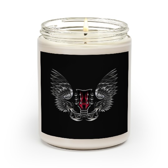 Guitar Headstock wing Scented Candles