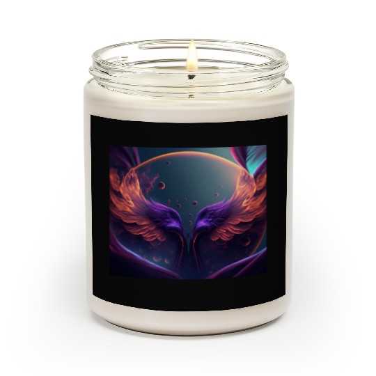 Flaming phoenix wings Scented Candles