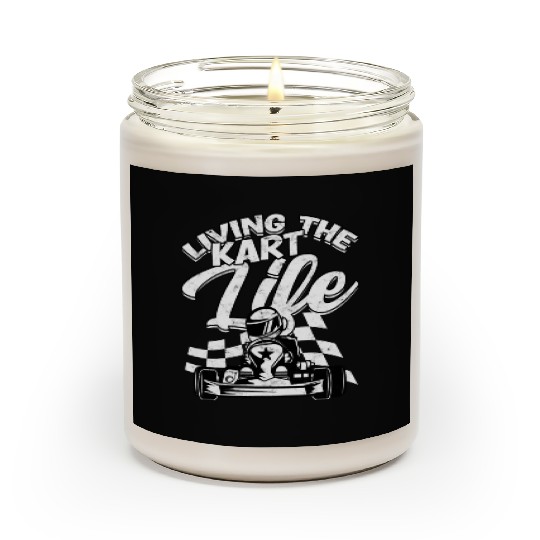 Go Kart Racer Pit Crew Car Racing Karting Scented Candles