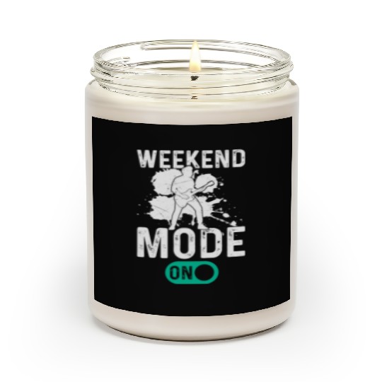 Bass Guitarist Bass Guitar Player - Weekend Mode O Scented Candles