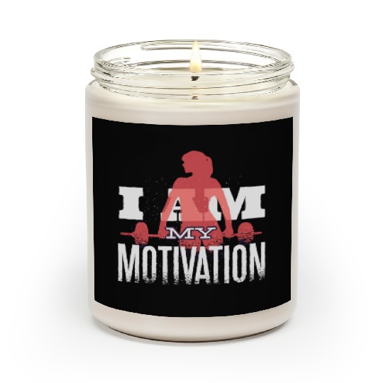 I Am My Fitness Motivation Gym Workout Affirmation Scented Candles