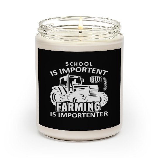 Farmer Farmer Tractor Tractor Farm Scented Candles