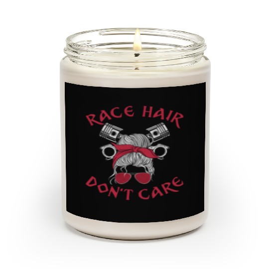 Drag Racing Race Car Girl Race Scented Candles