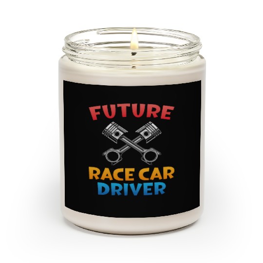 Drag Racing Race Car Future Race Scented Candles