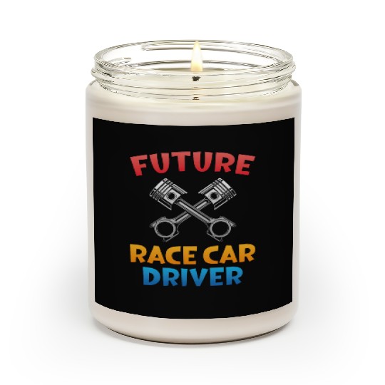 Drag Racing Race Car Future Race Scented Candles