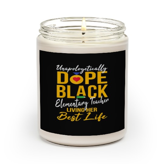 elementary teacher Afro Pride Scented Candles