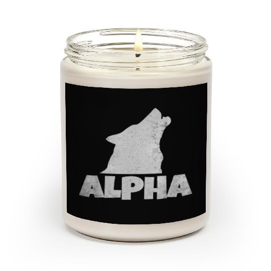 Alpha Wolf Pack Member Wildlife Scented Candles