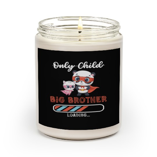 Big brother super hero panda cat Scented Candles