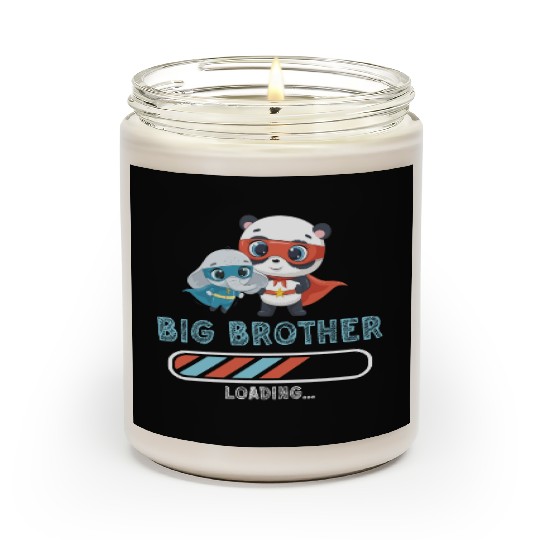 Big brother super hero panda elephant Scented Candles