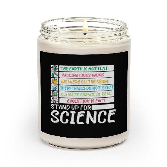 Earth Day Stand Up For Science Science Fiction Day Scented Candles