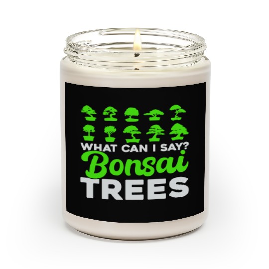 Bonsai Tree Owner Gift Bonsai Tree Gardening Scented Candles