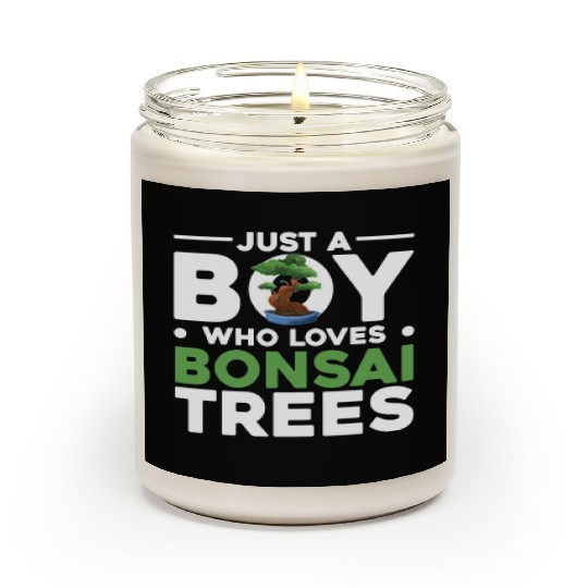 Bonsai Tree Owner Gift Bonsai Tree Gardening Scented Candles