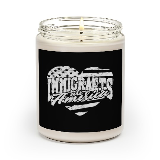 US Immigrant Indigenous USA Immigrants america Scented Candles