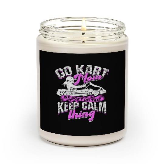 Go Kart Racer Pit Crew Car Racing Karting Scented Candles