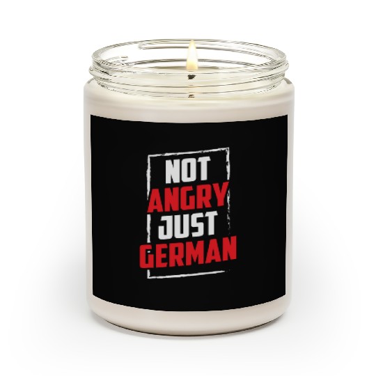 Not Angry Just German Teacher Voice Germany Scented Candles