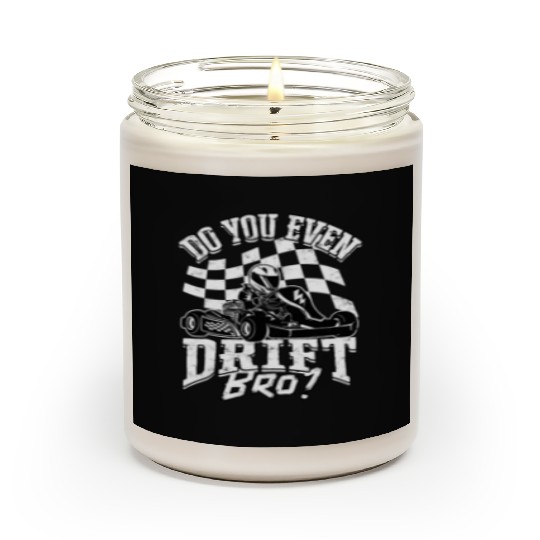 Go Kart Racer Pit Crew Car Racing Karting Scented Candles