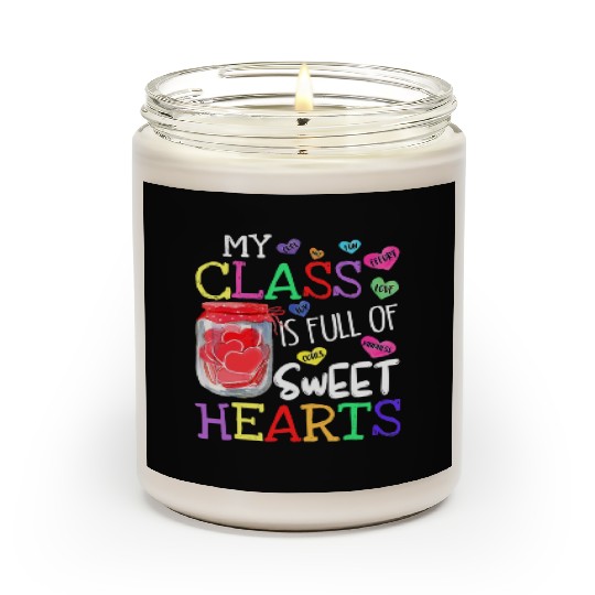 My Class Is Full Of Sweethearts Rainbow Teacher Scented Candles
