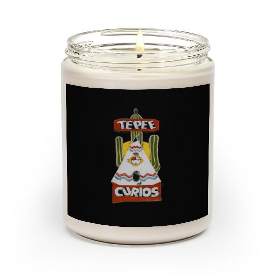 Tepee Curios Route 66 Neon Tucumcari New Mexico Scented Candles