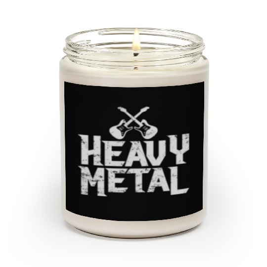 Heavy Metal Music Band Genre Scented Candles