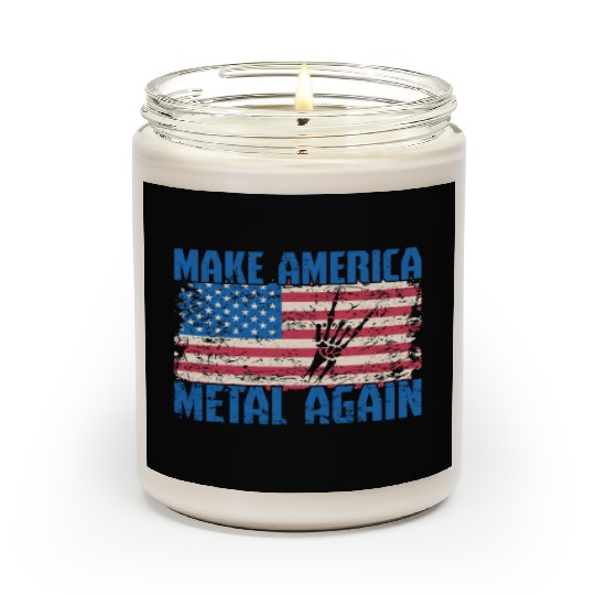 Make America Metal again Heavy Metal Music Scented Candles