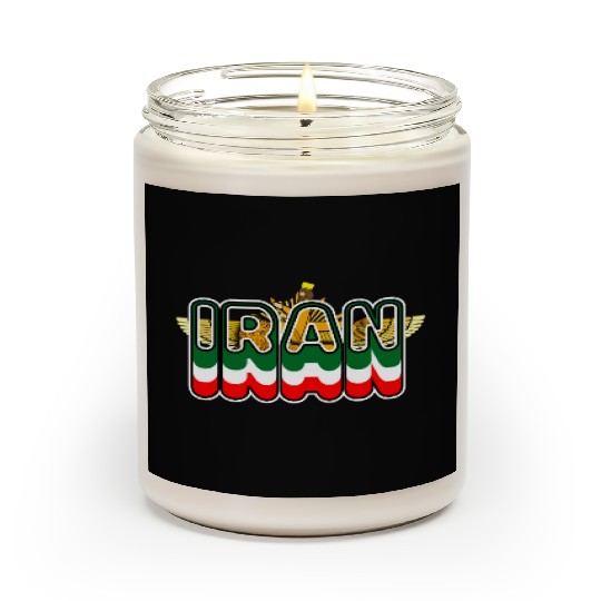 Iran Lion Sun Farvahar Scented Candles