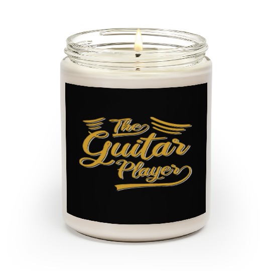 the guitar player Scented Candles