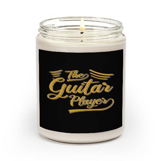 the guitar player Scented Candles