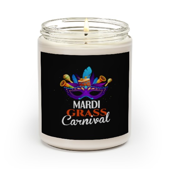 Mardi grass Carnival Scented Candles