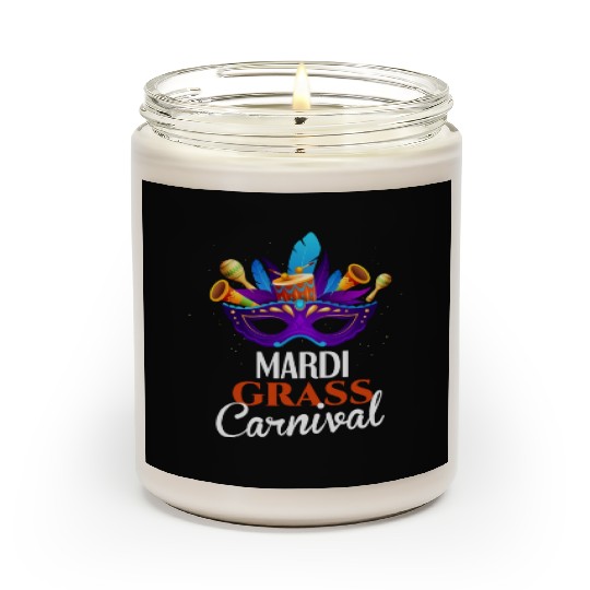Mardi grass Carnival Scented Candles