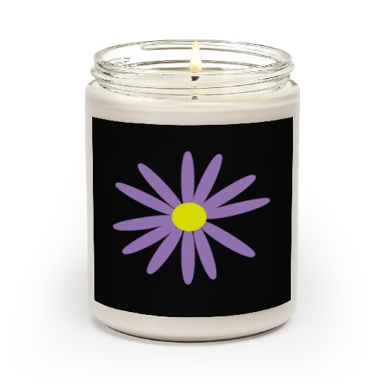 Lavender Daisy Scented Candles