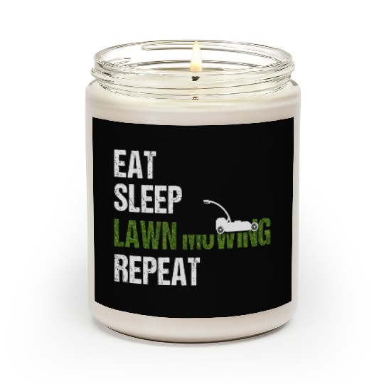 Lawn Mowing Scented Candles Funny Lawn Mower Scented Candles Gardening