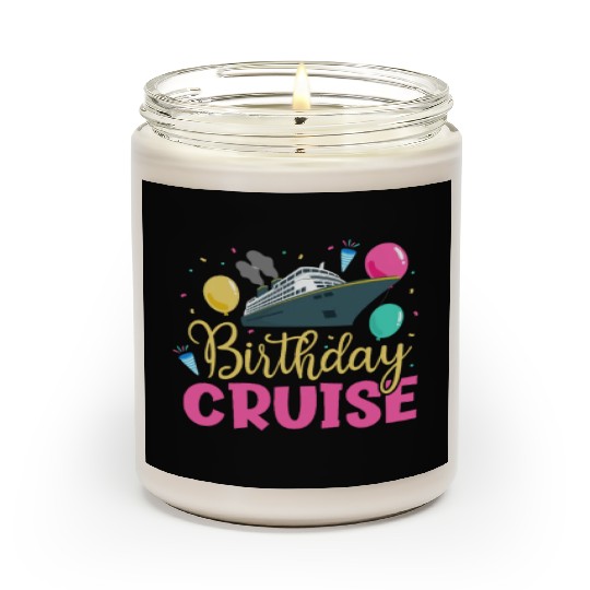 Birthday Cruise Scented Candles