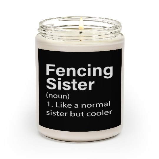 Fencing Girl Like A Normal Girl But Cooler Scented Candles