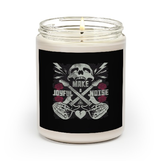 Make a joyful noise with a guitar Scented Candles
