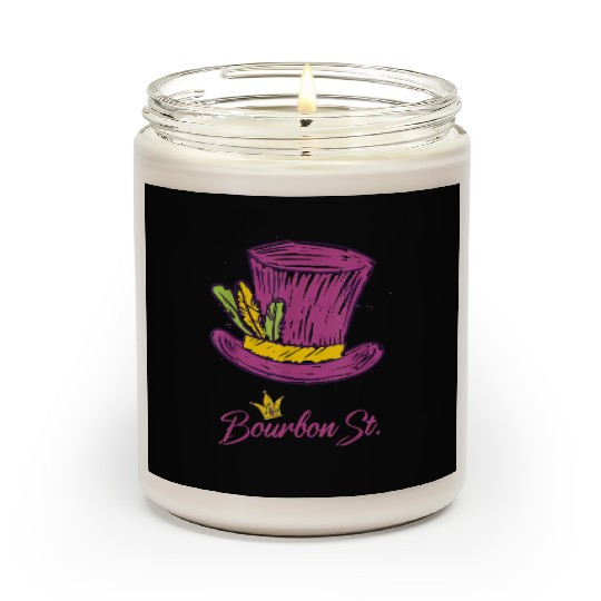 Bourbon Street Mardi Gras New Orleans French Quart Scented Candles