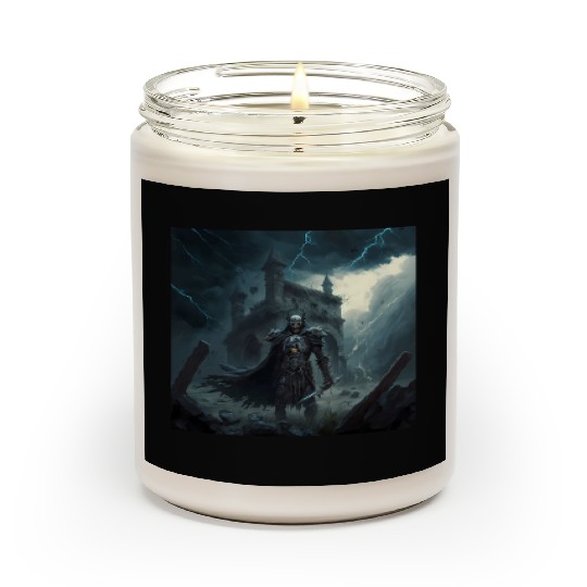 Death Knight in Thunderstorm Scented Candles