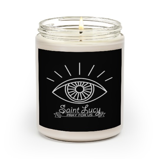 St Lucy St Lucia Patron of Eyes and Blind Catholic Scented Candles