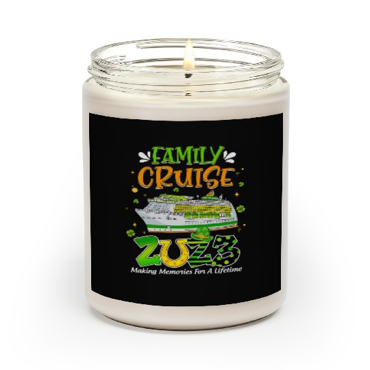 Family Cruise Squad 2023 St Patricks Cruise Scented Candles