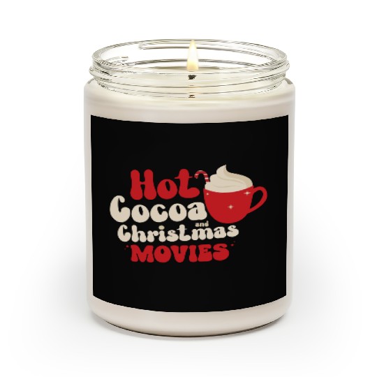 Hot cocoa Christmas movies Scented Candles