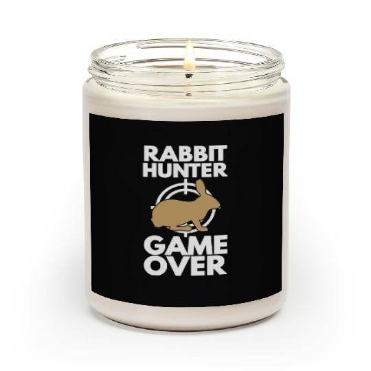 Rabbit Hunter Game Over Rabbit Lover Scented Candles